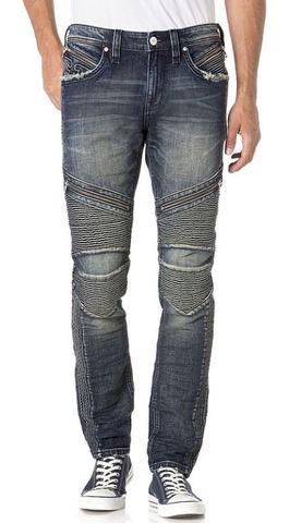 Rock Revival | Джинсы мужские FRADY S203 SKINNY MOTO RP2040S203 перед