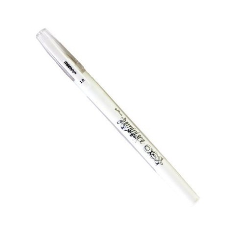 Гелевая ручка - Reminisce Unique Smooth Gel Pen - White - 1,0