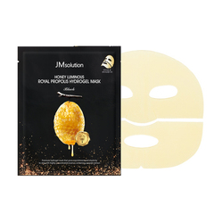 JMsolution Маска гидрогелевая с прополисом - Honey luminous royal propolis hydrogel mask black, 30мл