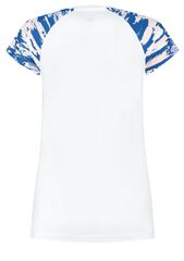 Женская теннисная футболка K-Swiss Tac Hypercourt Cap Sleeve 2 - white/print