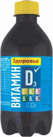 Напиток ВИТАМИН Здоровье D3 газ 0,33 л п/б КАЗАХСТАН