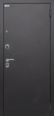 Теплая дверь входная Алекс дорс Х 10 Магнум зеркало, 2 замка, 1,7 мм металл, (черный муар+милк софт) #2