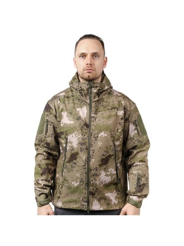 Куртка Shark Skin Soft Shell на флисе (Мох)