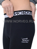 Терморейтузы из шерсти мериноса Norveg Soft Teens Black подростковые