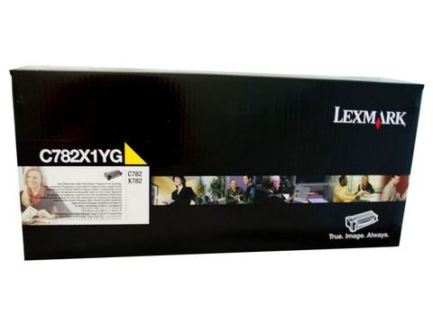 Картридж для принтеров Lexmark C782 желтый (yellow). Ресурс 15000 стр (C782X1YG)