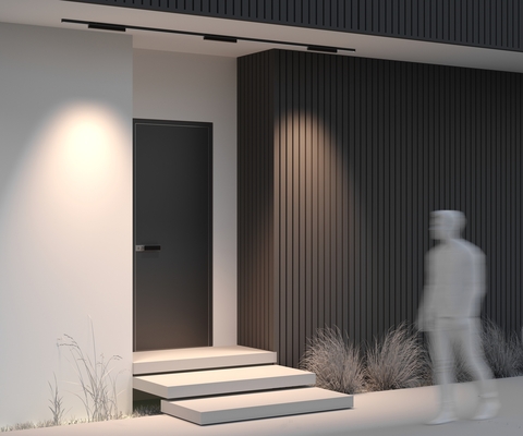 Уличный магнитный трековый светильник Maytoni EXILITY IP Points O-TR02-2-S-18WB3K