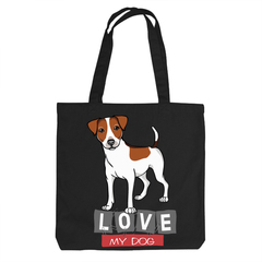 Тканевая сумка "Джек - люблю свою собаку"