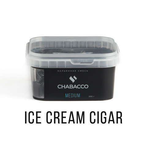 Кальянная смесь Chabacco - Ice cream cigar (Мороженое-сигара) 200 г