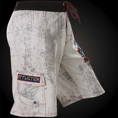 Affliction | Шорты мужские AC Vision Quest Boardshorts 101BS142 правый бок