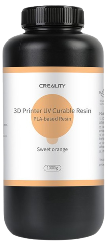 Фотополимер Creality PLA-based UV Curable Resin, Оранжевый, 0.5 л.