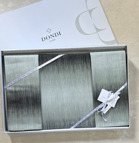 Постельное белье 2 спальное евро макси Dondi Shades зеленое