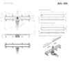 Am.Pm W01SC-U11-060-04BM MasterFlow Трап для душа линейный универс затвор Tile 60см цвет черн мат