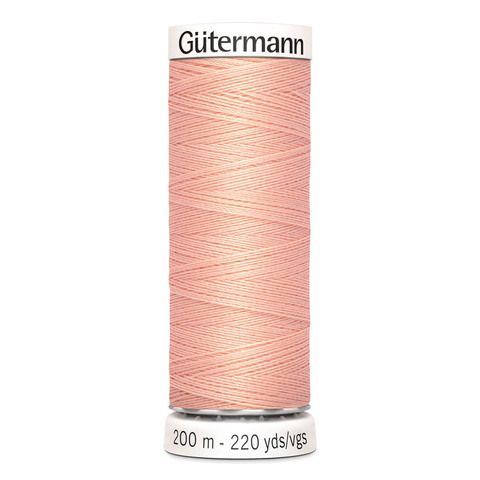 Нить Sew-All 200 м, Gutermann, 165 жемчужно-персиковый
