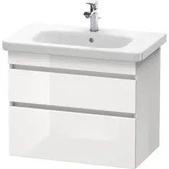 Duravit Durastyle DS648102222 Тумба под раковину, Duravit, Durastyle, ширина, мм-730, глубина, мм-448, высота, мм-610, тип установки-подвесной, форма мебели-прямоугольная, раковина-необходимо заказать, вырез под раковину-один, форма раковины-прямоуго фото