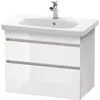 Duravit Durastyle DS648102222 Тумба под раковину, Duravit, Durastyle, ширина, мм-730, глубина, мм-448, высота, мм-610, тип установки-подвесной, форма мебели-прямоугольная, раковина-необходимо заказать, вырез под раковину-один, форма раковины-прямоуго