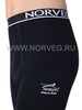 Терморейтузы из шерсти мериноса Norveg Soft Teens Black подростковые