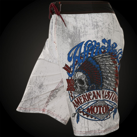 Affliction | Шорты мужские AC Vision Quest Boardshorts 101BS142 левый бок