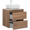 Aquanet 287879 Компл.2 - Тумба Nova Lite 60 2 ящ. цв. дуб шоколадный (287879)
