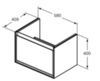 Тумба под раковину Ideal Standard Connect Air Cube E0846EQ