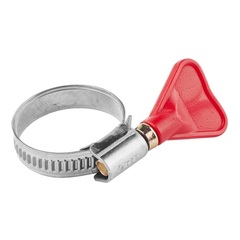 ЗУБР Бабочка, 20 - 32 мм, накатная лента 9 мм, 2 шт, нержавеющий хомут, Профессионал (37835-20-32)