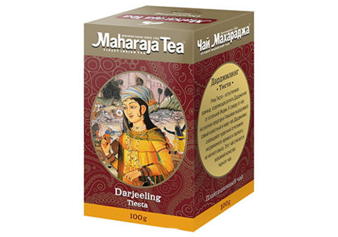 Индийский чай Махараджа чёрный  "Дарджилинг Тиста",  100г