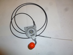 Тросик газа с рукояткой управления оборотами двигателя WP-320H (L=2200 /2065 мм) /Throttle lever assembly