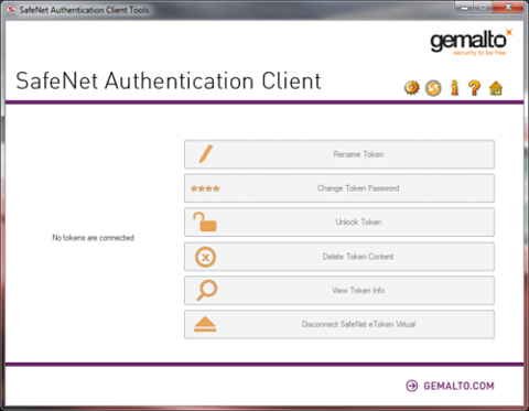 SafeNet Authentication Client (SAC)