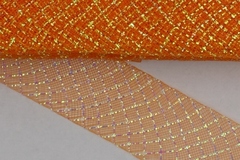 Лента регилин с люрексом, сетка, ш. 4,5 см.