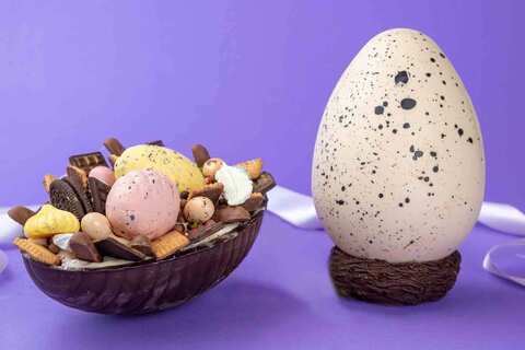 Пасхальное шоколадное яйцо «Перепелиное чудо», 600 г