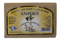 Натуральное оливковое мыло с ромашкой Knossos 100 гр
