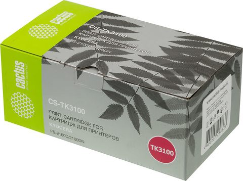 Картридж лазерный Cactus CS-TK3100 TK-3100 черный (12500стр.) для Kyocera Ecosys FS-2100D/2100DN