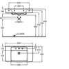 Geberit 869850000+122185000 869850000+122185000 Комплект Renova Nr. 1 Plan шкафчик под раковину 776х586х438 мм белый глянец с раковиной 122185000
