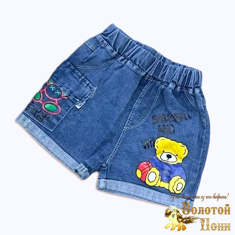 Шорты джинсовые м (2-6) 250530-QR9116