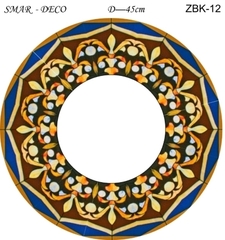 Эскиз для росписи, Зеркало диаметр-45см, SMAR-ZBK-12
