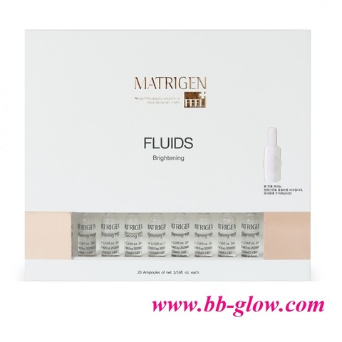 Осветляющий флюид (против пигментации)  Matrigen Brightening Fluids 1 коробка 20 ампул по 2 мл. (09.12.2023)