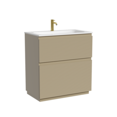 FL80FCP Тумба напольная SANCOS Folk 790х445х850, два ящика с доводчиками, Капучино фото