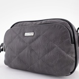 Сумка Саломея 226 македония серый + черный