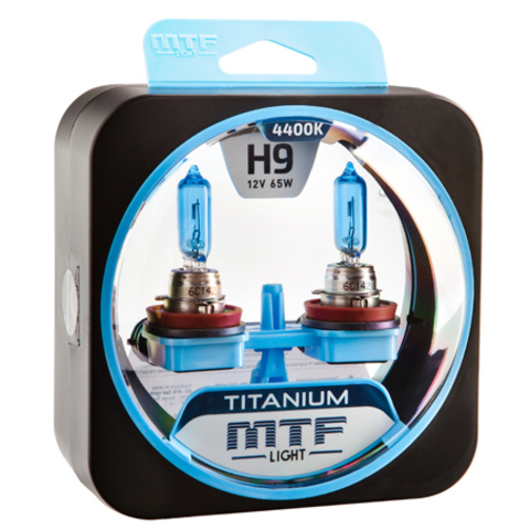 Галогенные автолампы MTF Light серия TITANIUM H9, 12V, 65W