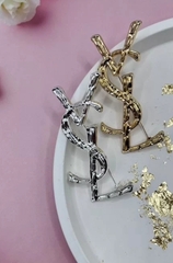 Брошь винтаж style by YSL цвет бронза