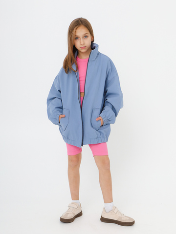 Бомбер деним, голубой