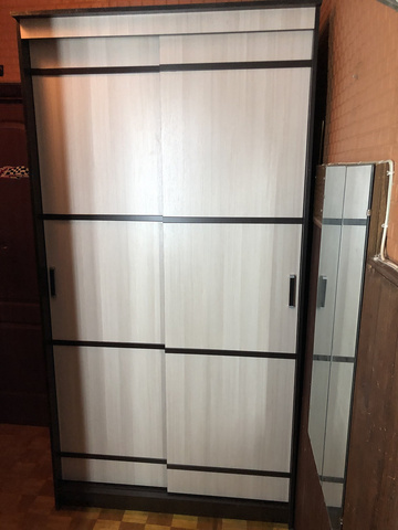 Шкаф-купе Сакура 1.14 м дуб сонома / белый