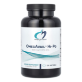 Омега-3, OmegAvail Hi-Po, Designs For Health, 120 гелевых капсул 1