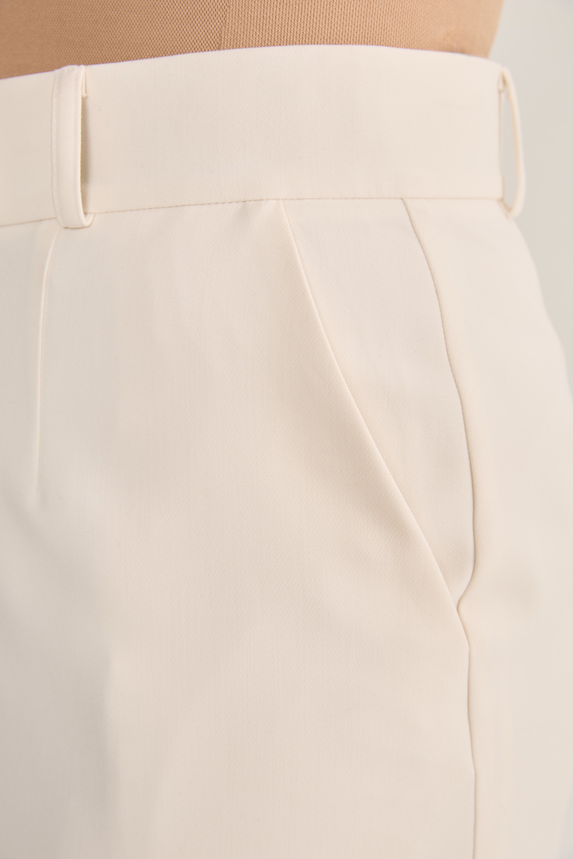 Юбка макси со шлицей, молочный