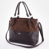 Сумка Саломея 185 эко-замша шоколад