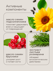 Масло-эликсир для ногтей, кутикулы, кожи рук, лица и волос сухое с шиммером , 3мл