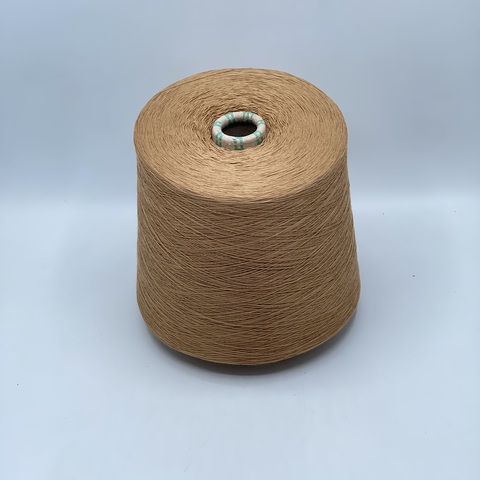 Бобинная пряжа,Cotton combed, 1693м. 100%Хлопок, Песок(314), 39117