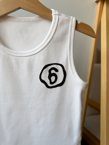 Хлопковый топ MM6 Maison Margiela, 128