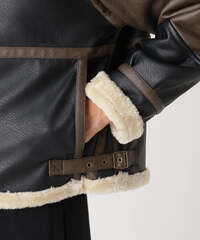 Куртка Alpha Industries Faux Leather B-3 Mod Jacket Espresso (Коричневый)