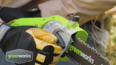 Цепной сучкорез / высоторез Greenworks G24PS20 24В 20 см, без АКБ и ЗУ