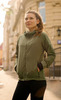Женская беговая непромокаемая куртка Gri Джеди 2.0 оливковая